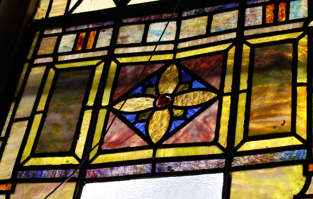 Mulberry Community Church stained glass windows